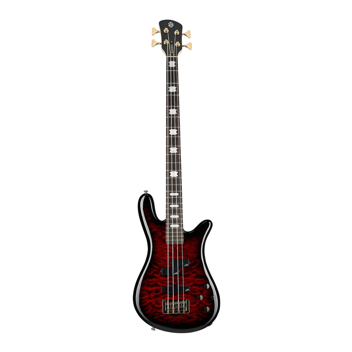 Spector Icon NS-2 Bolt-On 4-String Electric Bass Guitar (Black Cherry Gloss)