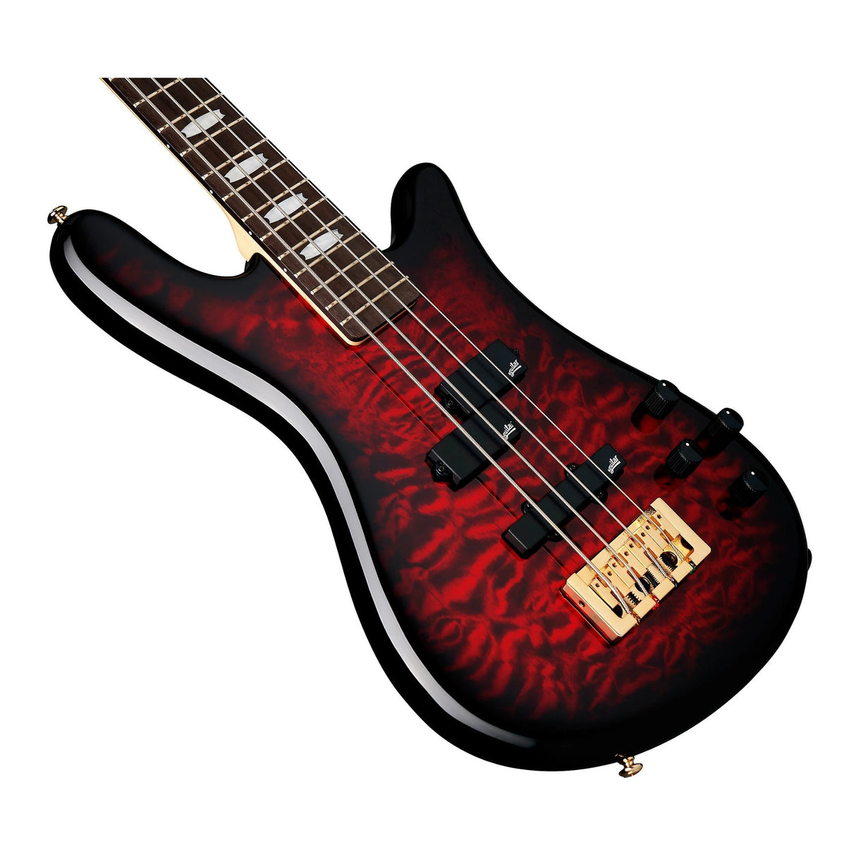 Spector Icon NS-2 Bolt-On 4-String Electric Bass Guitar (Black Cherry Gloss)