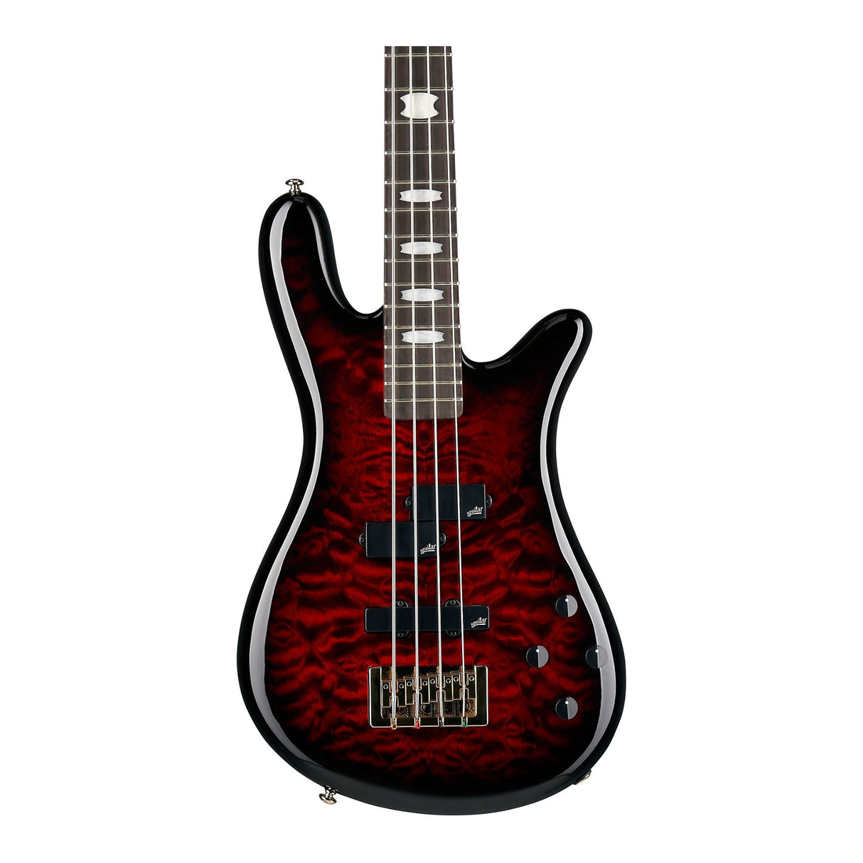 Spector Icon NS-2 Bolt-On 4-String Electric Bass Guitar (Black Cherry Gloss)