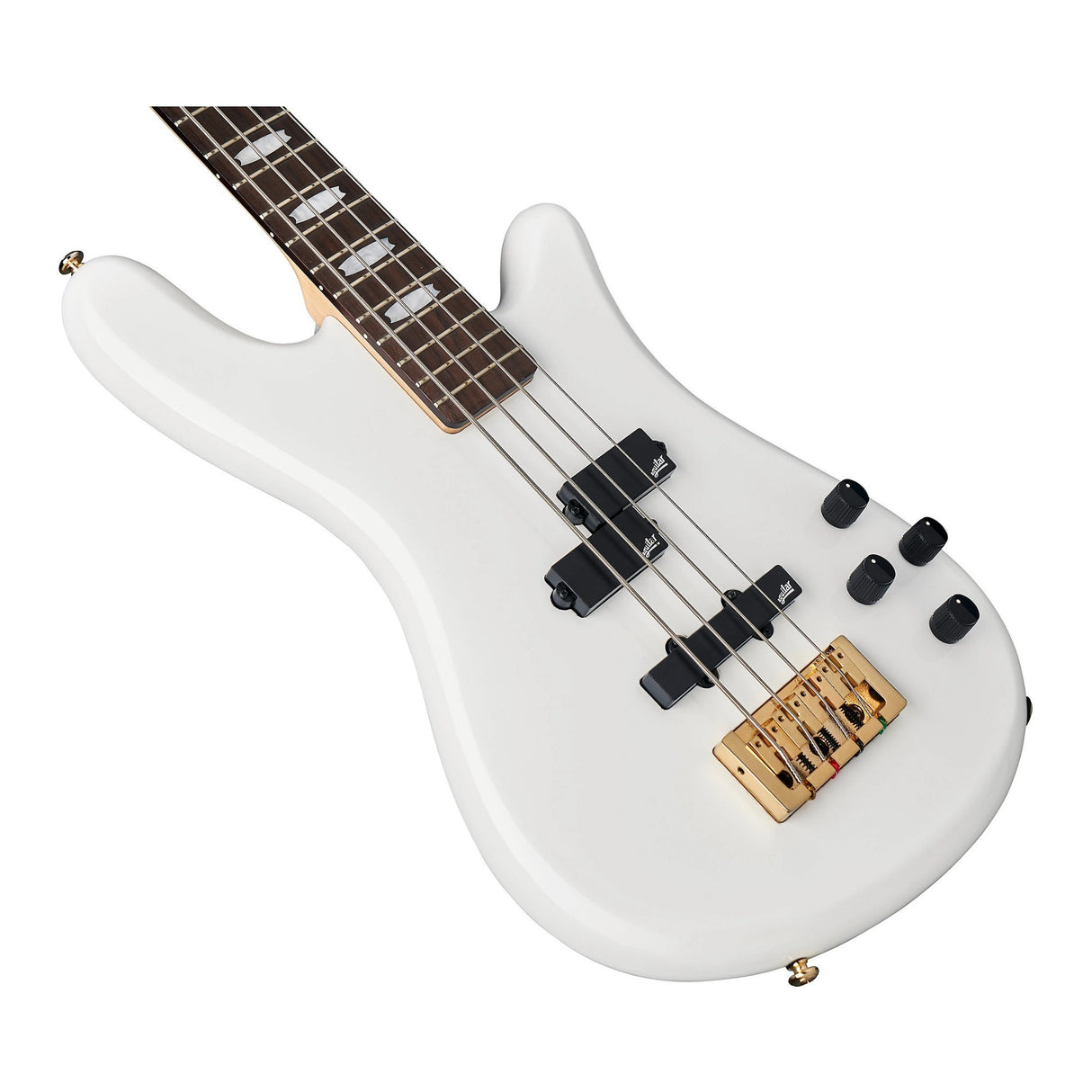 Spector Icon NS-2 Bolt-On 4-String Electric Bass Guitar (White Gloss)