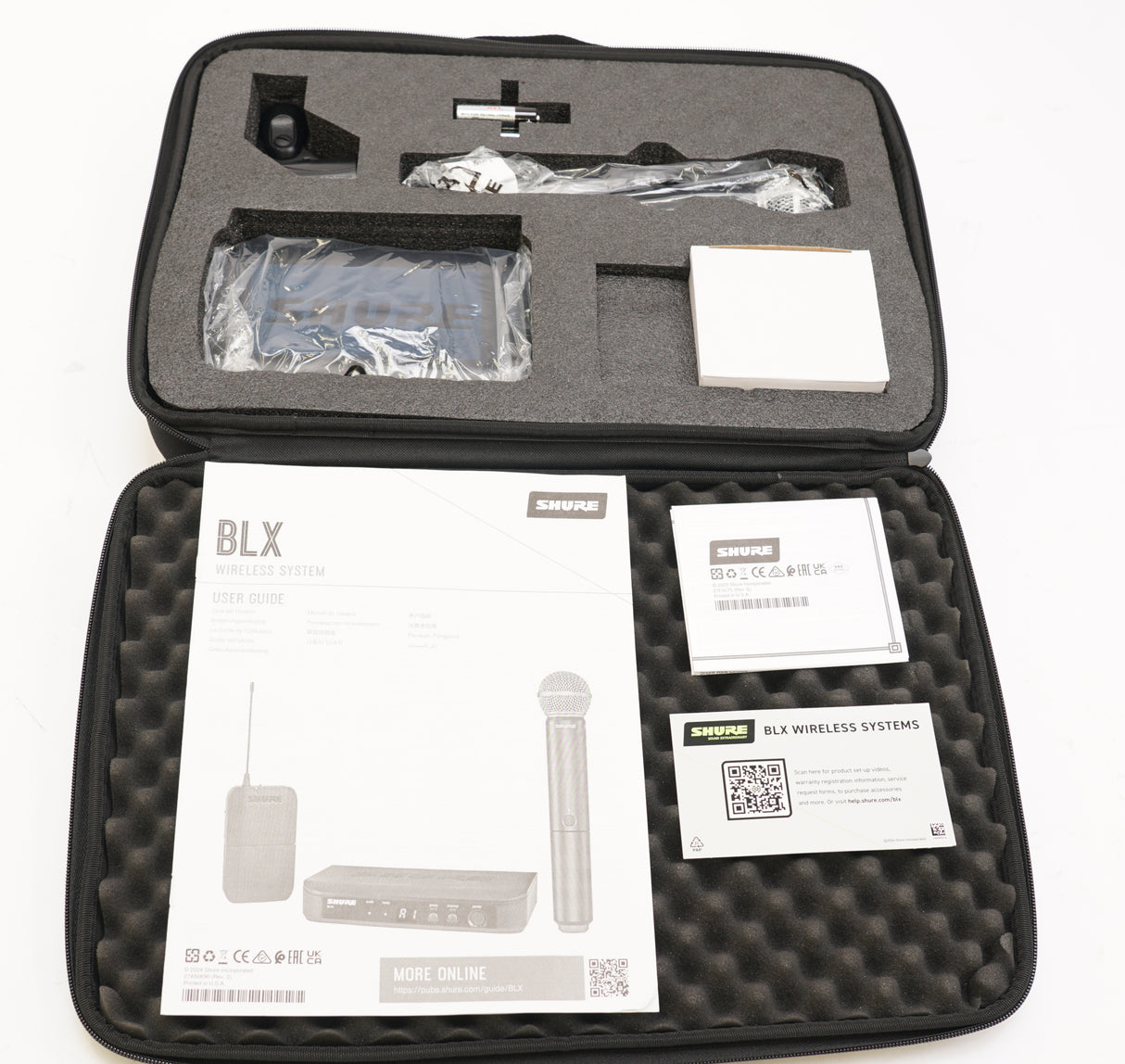 Shure BLX24/SM58 H11 Frequency Band Simple Setup Wireless Microphone System (Used)