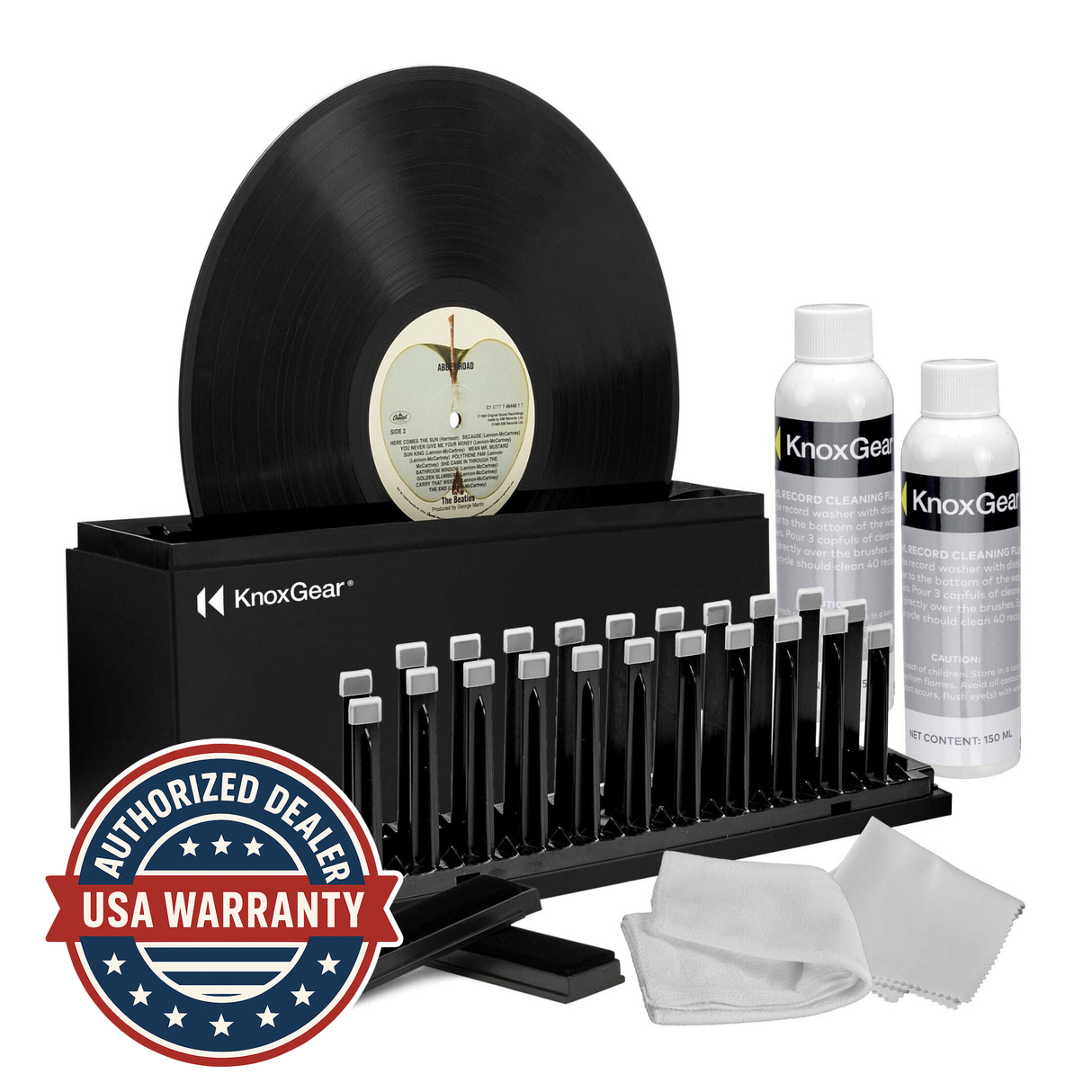 Knox Gear Vinyl Record Cleaning Kit to Reduce Static and Skips