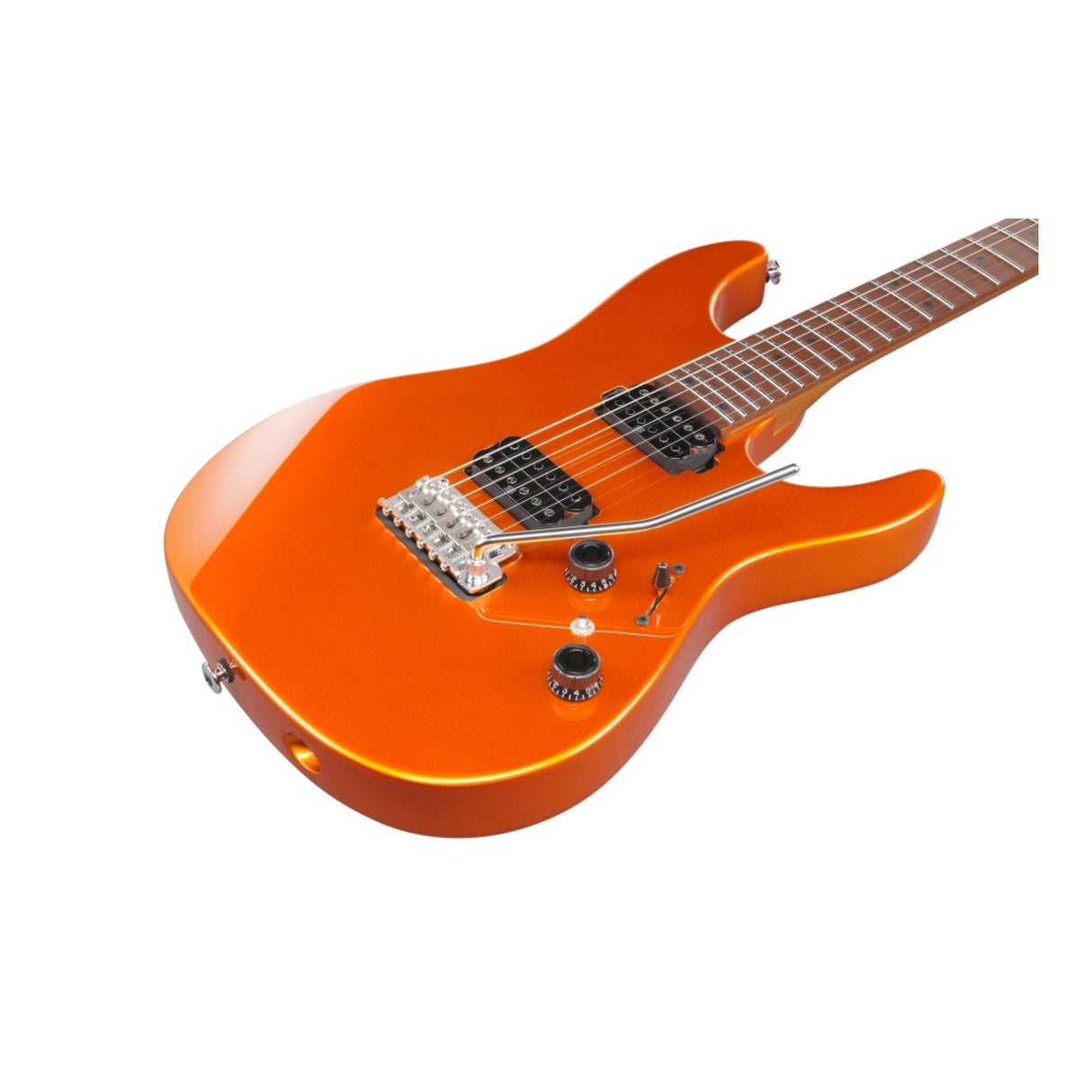Ibanez AZ Prestige 6-String Electric Guitar with Case (Roadster Orange Metallic)