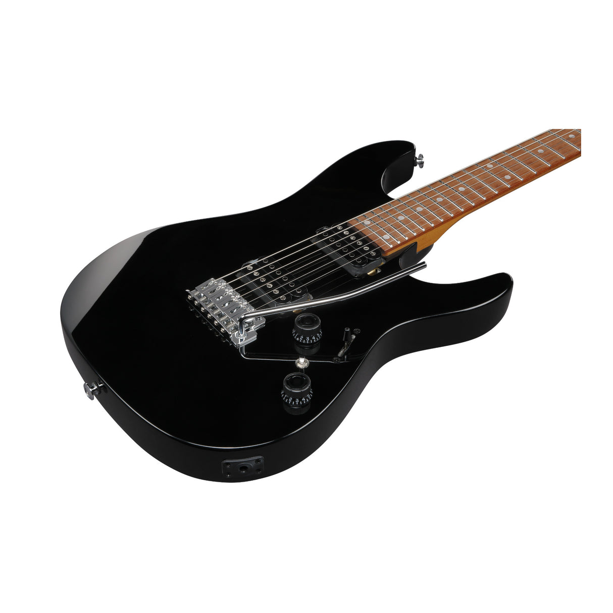 Ibanez AZ Standard 6-String Electric Guitar with Roasted Maple Neck (Black)