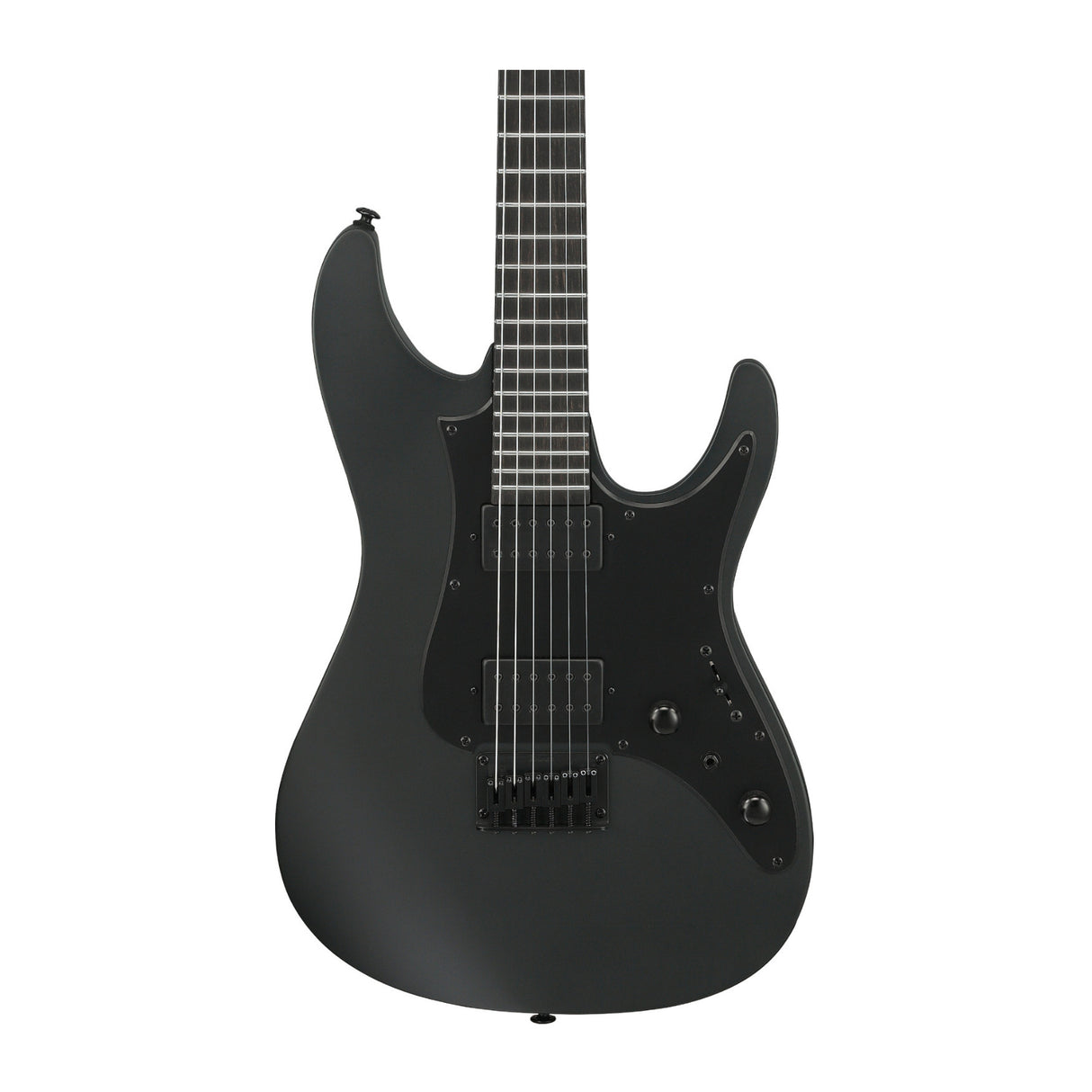 Ibanez AZ Iron Label 6-String Electric Guitar with Basswood Body (Black Flat)