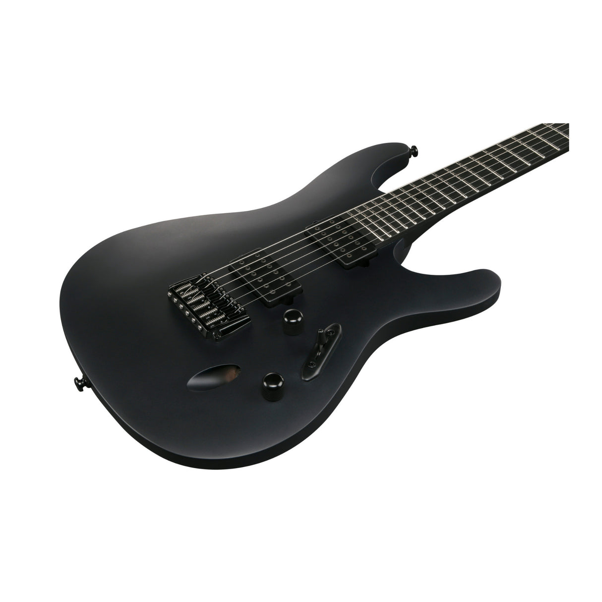 Ibanez S Iron Label 6str Electric Guitar (Black Flat)