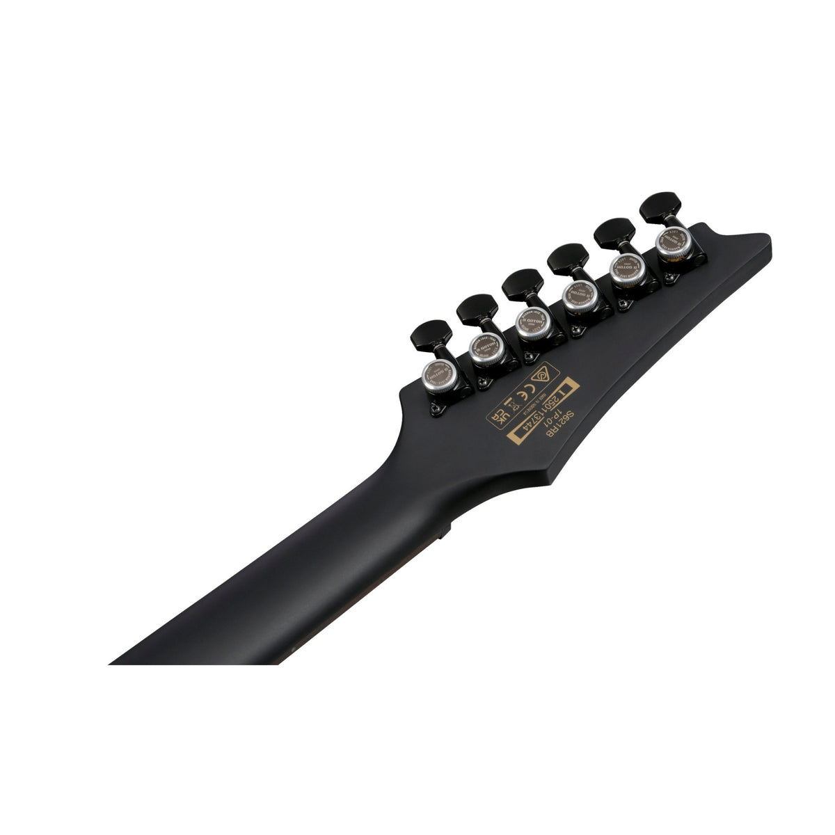 Ibanez S721RBBKF S Iron Label 6str Electric Guitar - Black Flat (Open Box)