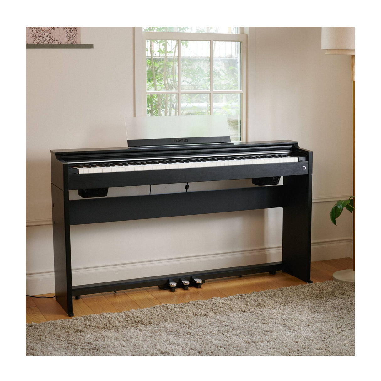 Casio Celviano AP-S200 88-Key Digital Upright Piano with Hammer Action (Black)