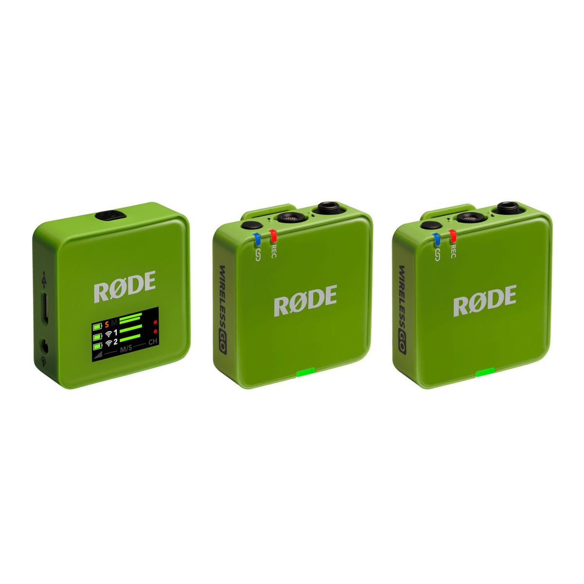 RODE Wireless GO (Gen 3) Compact Wireless Microphone System (2.4 GHz, Green) (Open Box)