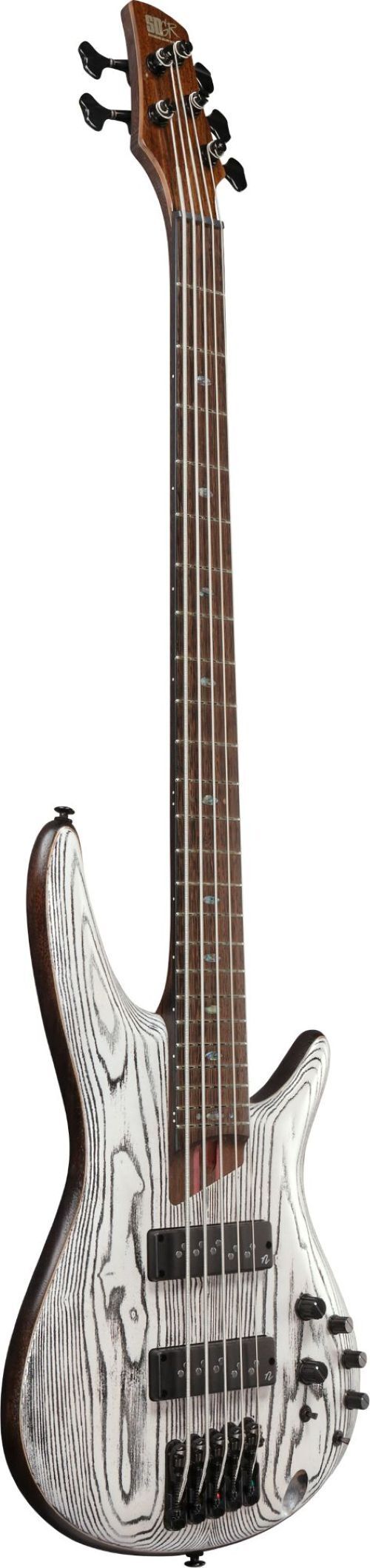 Ibanez SR Premium 5-String Electric Bass with Gig Bag (Icebreaker Wave Flat)
