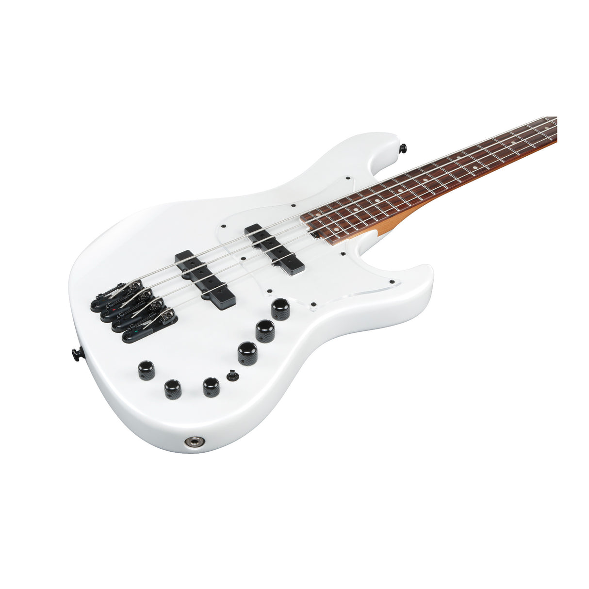 Ibanez MDM 4-String Electric Bass Guitar SSS RW with Gig Bag (Pearl White)