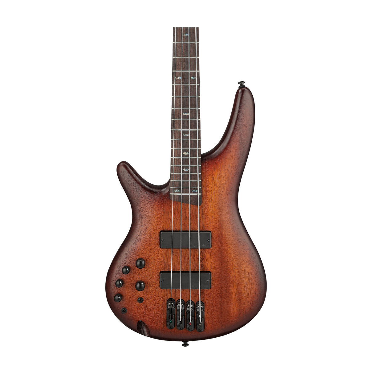 Ibanez SR Standard 4-String Electric Bass (Left Handed, Mahogany Brown Burst)