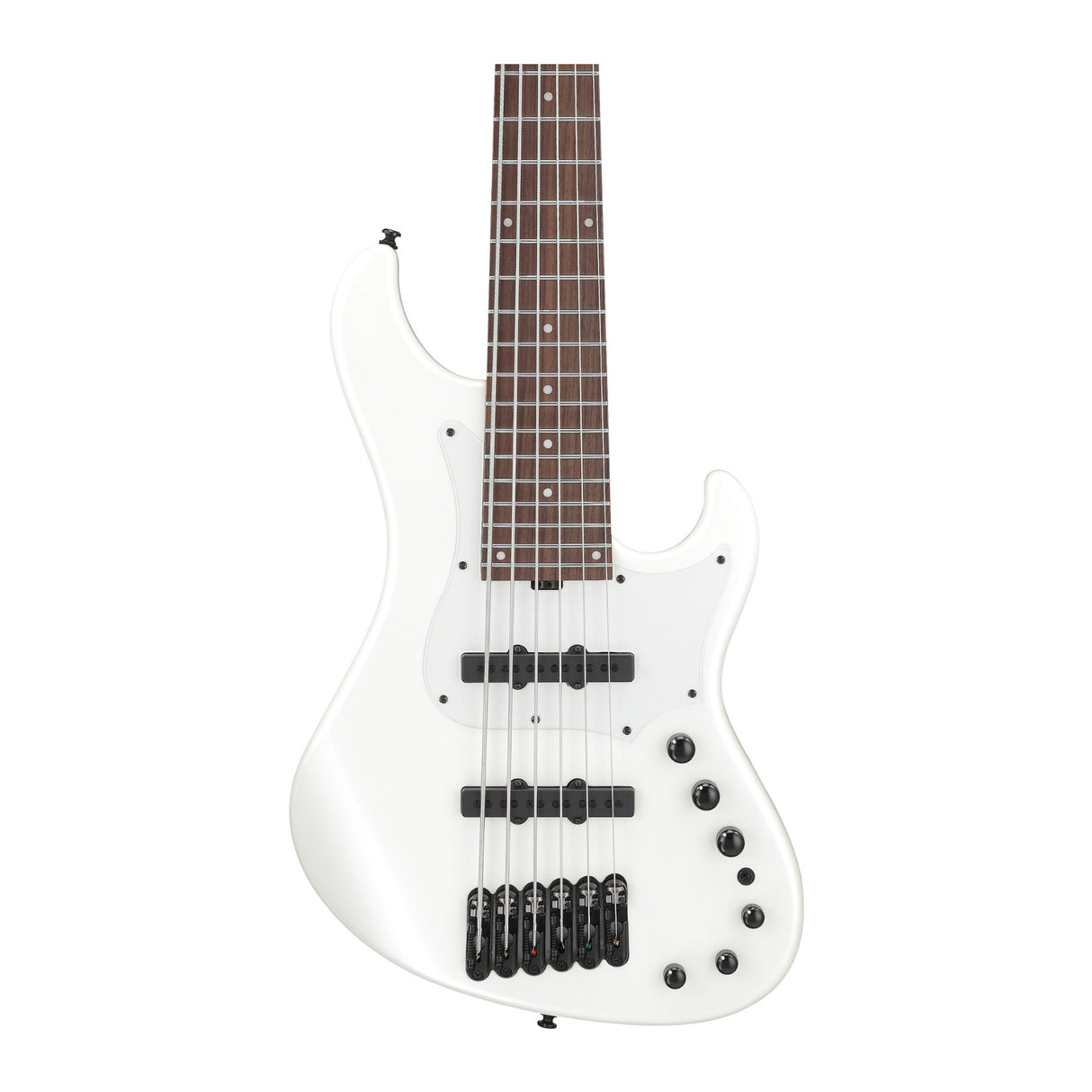 Ibanez MDM 6str Electric Bass with Alder Body and Gig Bag (Pearl White)