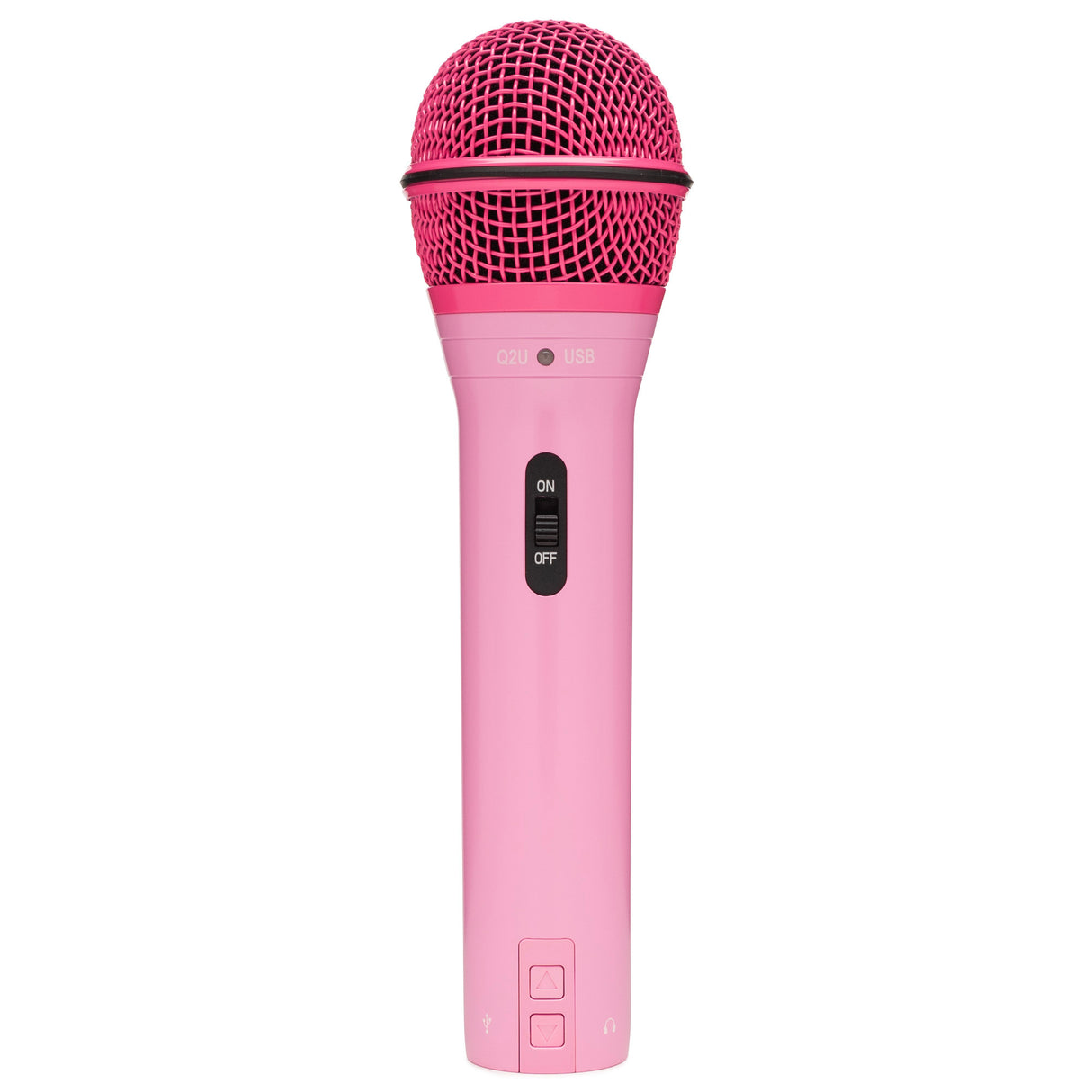 Samson Q2U Handheld Dynamic USB Microphone Recording and Podcasting Pack (Pink)