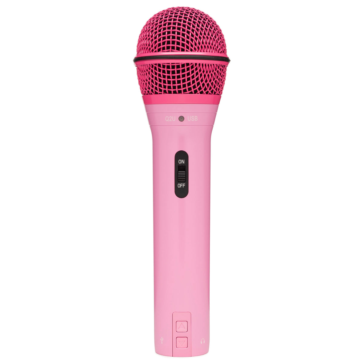 Samson Q2U Handheld Dynamic USB Microphone Recording and Podcasting Pack (Pink) (Open Box)