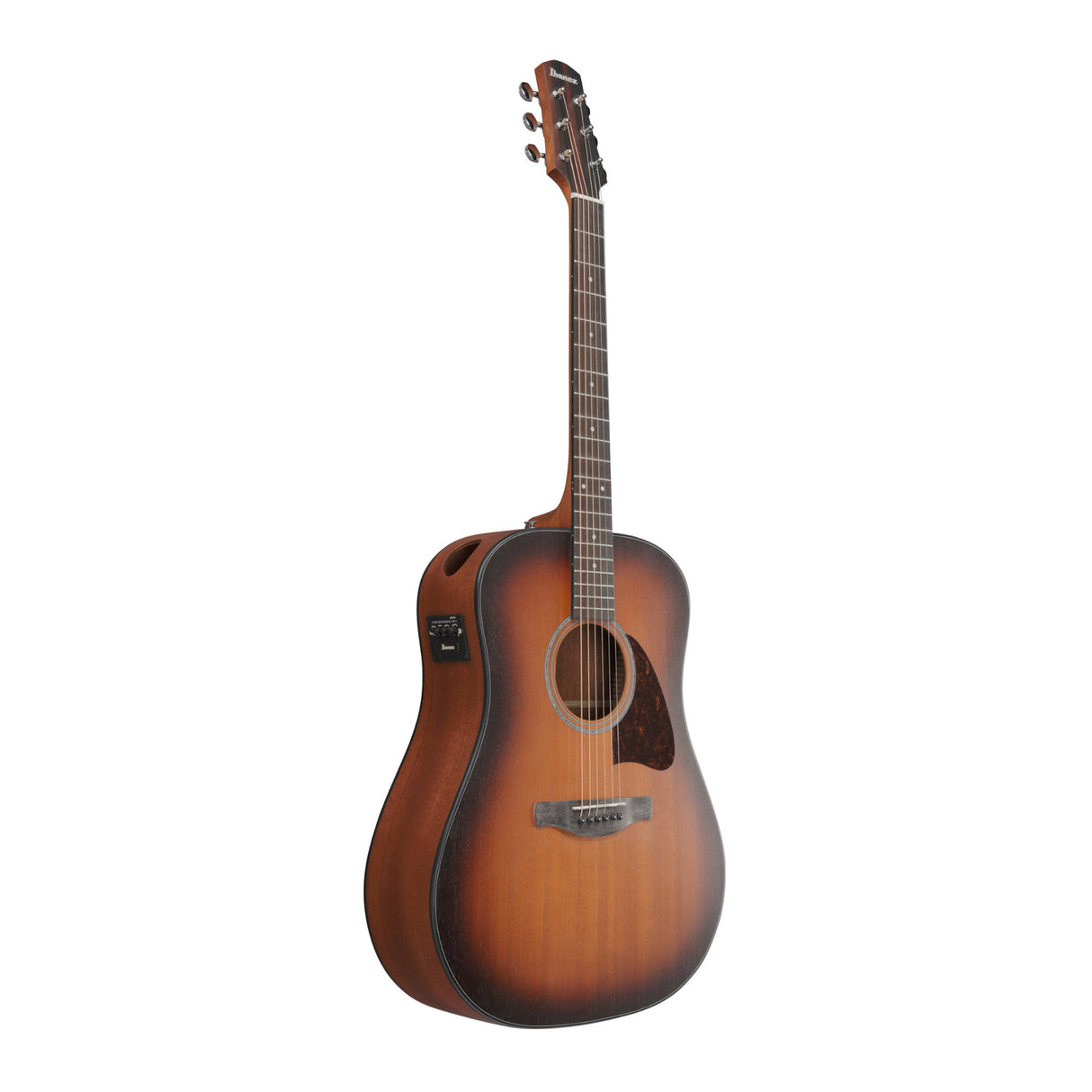 Ibanez AAD54E Open Pore Mahogany Sunburst Acoustic Electric Guitar