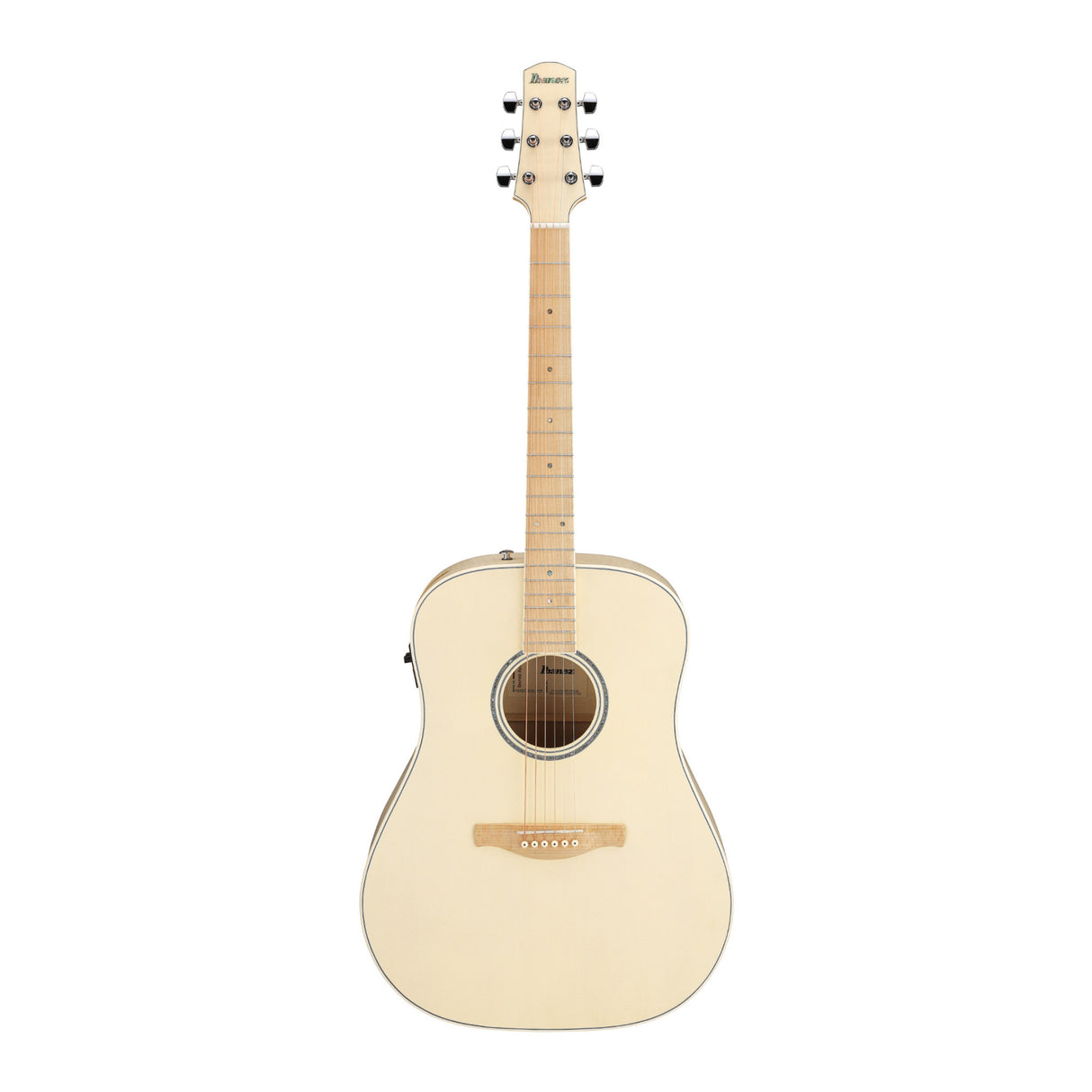Ibanez AAD77M1E Open Pore Antique White Acoustic Electric Guitar
