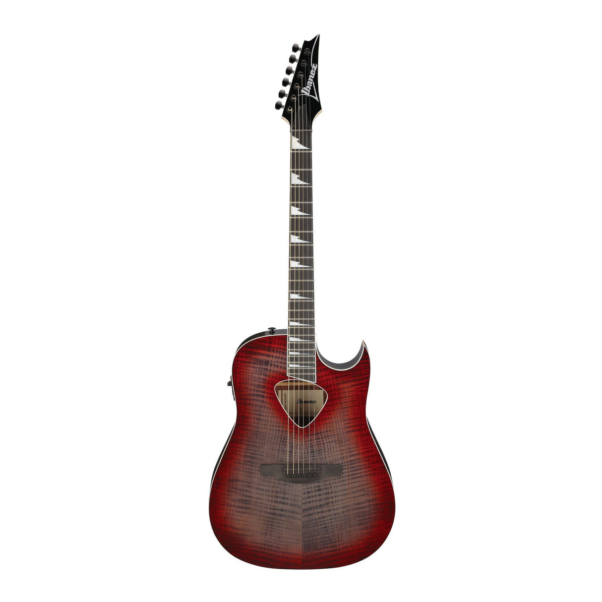 Ibanez ALT50FA 6-String Acoustic Electric Guitar (Red Doom Burst High Gloss)