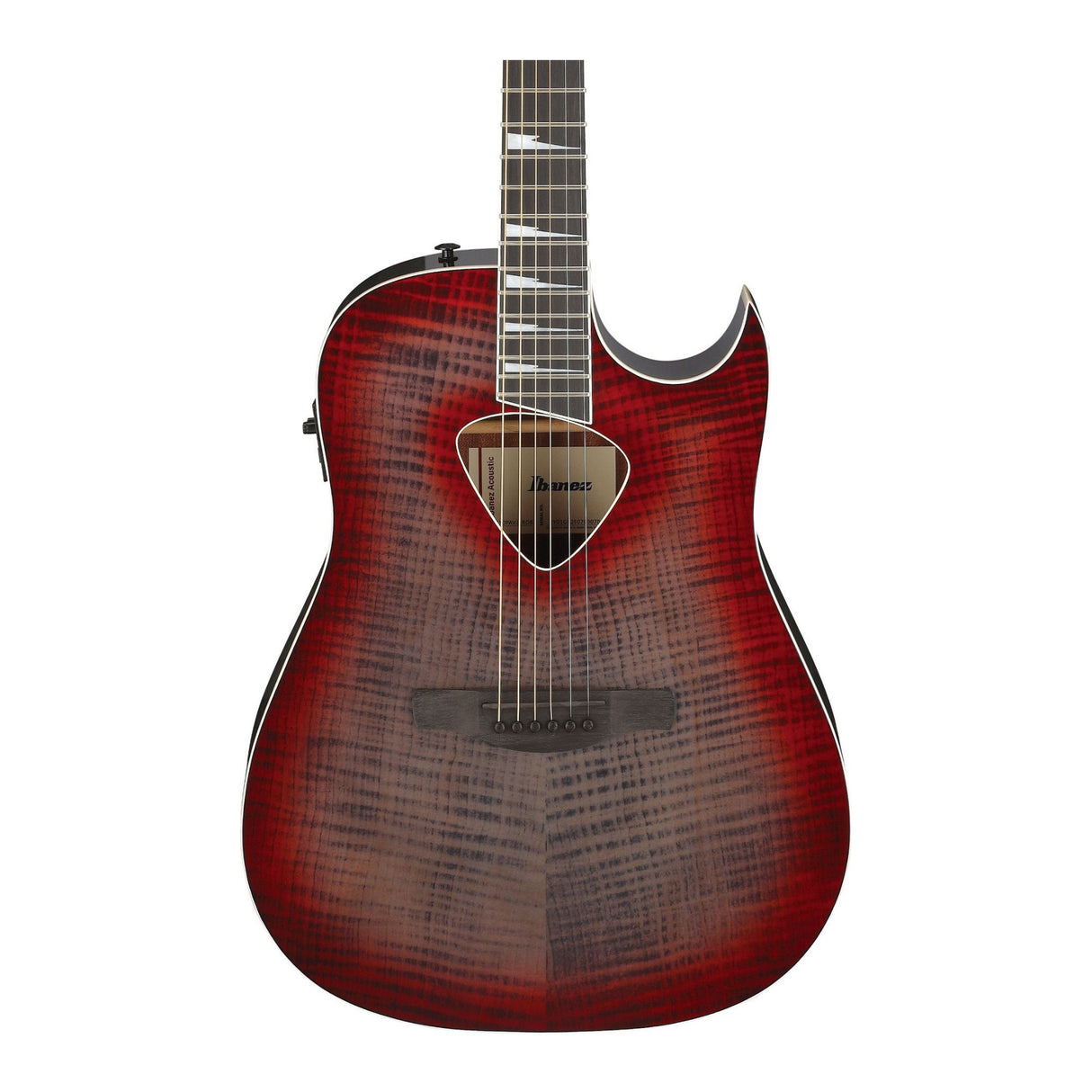 Ibanez ALT50FA 6-String Acoustic Electric Guitar (Red Doom Burst High Gloss)