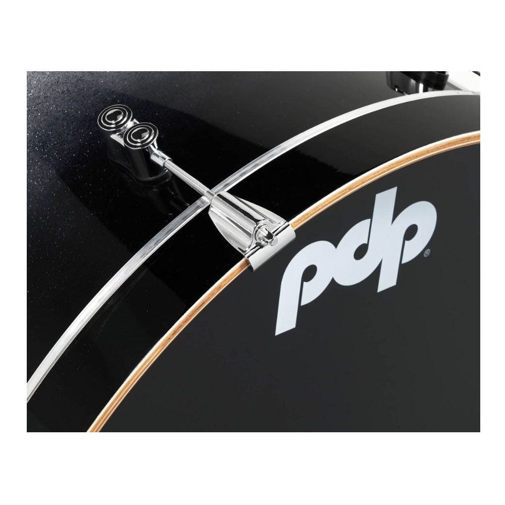 PDP Concept Maple 7-Piece Drum Set 22 Inch (Silver to Black Fade Lacquer)
