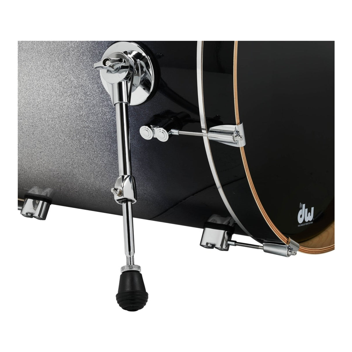 PDP Concept Maple 7-Piece Drum Set 22 Inch (Silver to Black Fade Lacquer)