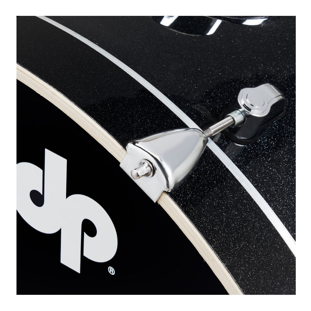 PDP Mainstage 5-Piece Complete Drum Kit with Hardware (Black Sparkle)