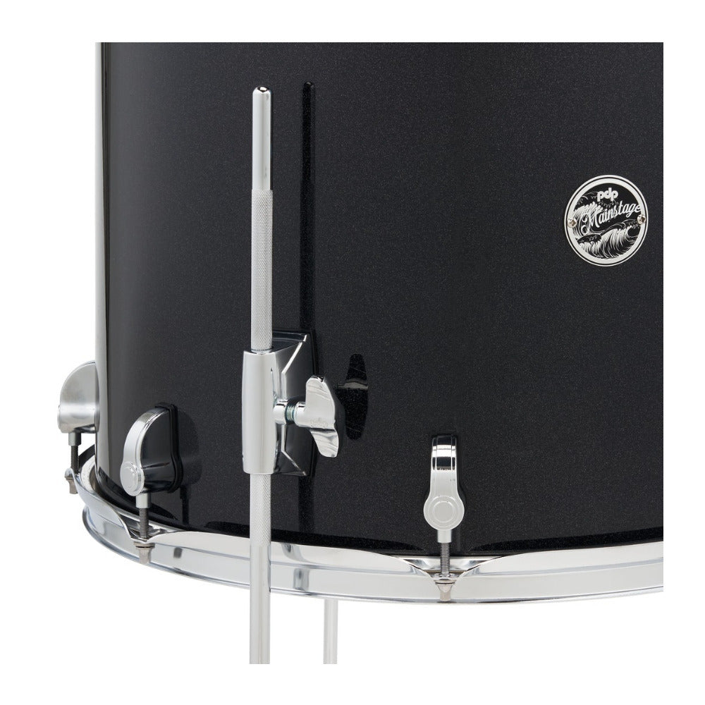 PDP Mainstage 5-Piece Complete Drum Kit with Hardware (Black Sparkle)