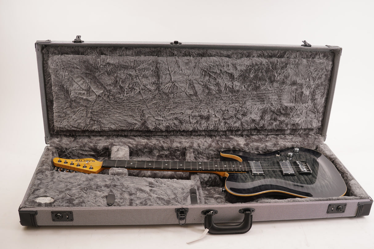 Schecter PT Classic Electric Guitar (Transparent Black Burst) (Used)