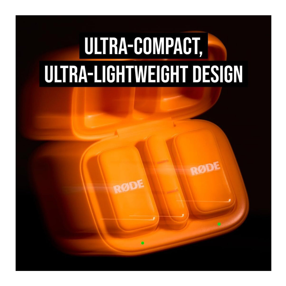 RODE Wireless Micro 2-Person Ultracompact Wireless Microphone System (Orange)