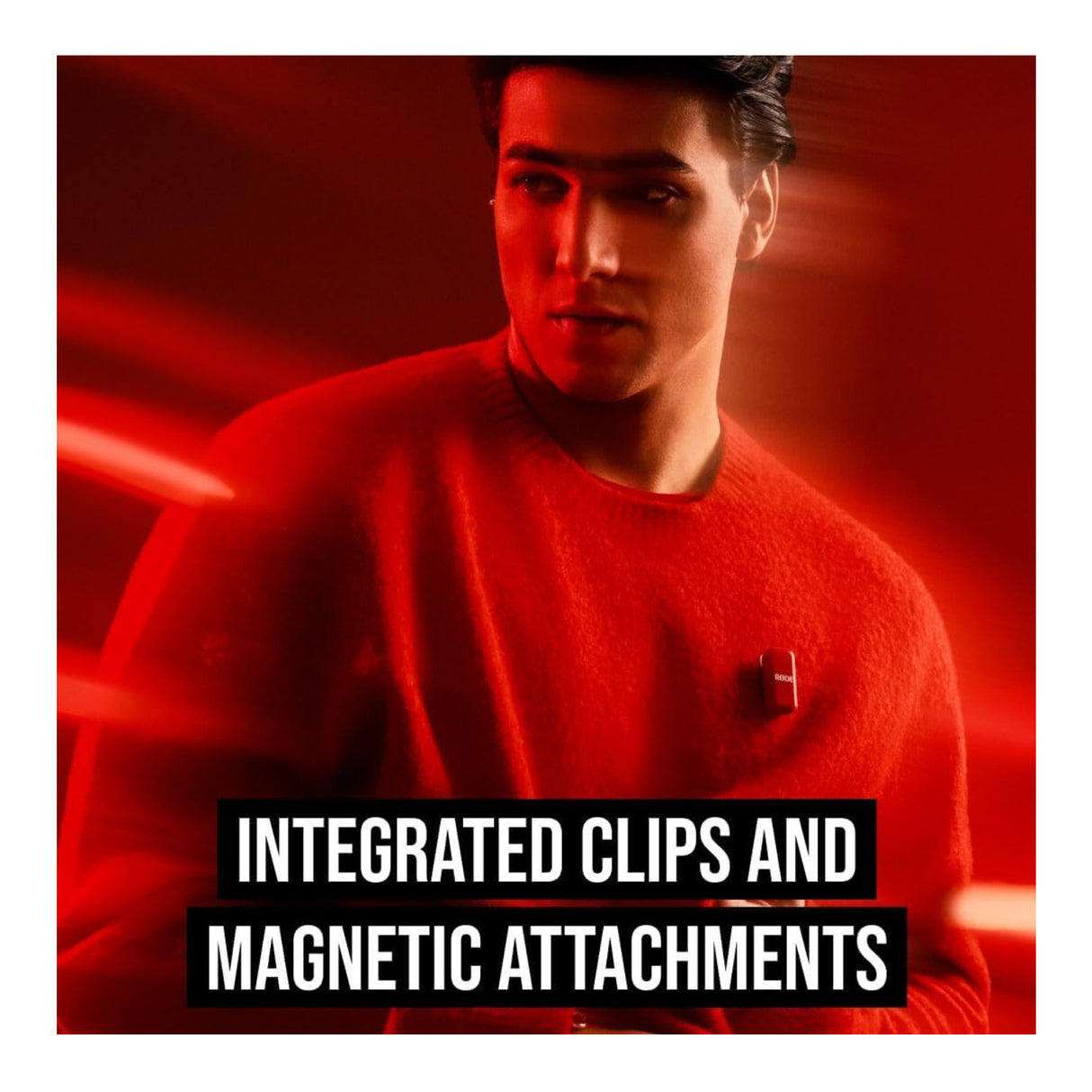 RODE Wireless Micro 2-Person Ultracompact Wireless Microphone System (Red)