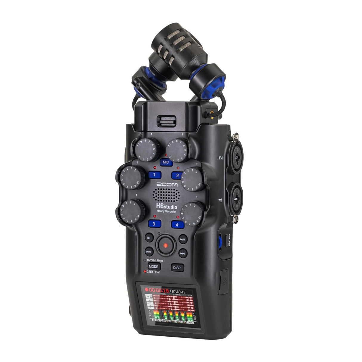 Zoom H6studio 8-Track 32-Bit Float Handy Recorder with XY Stereo Mics