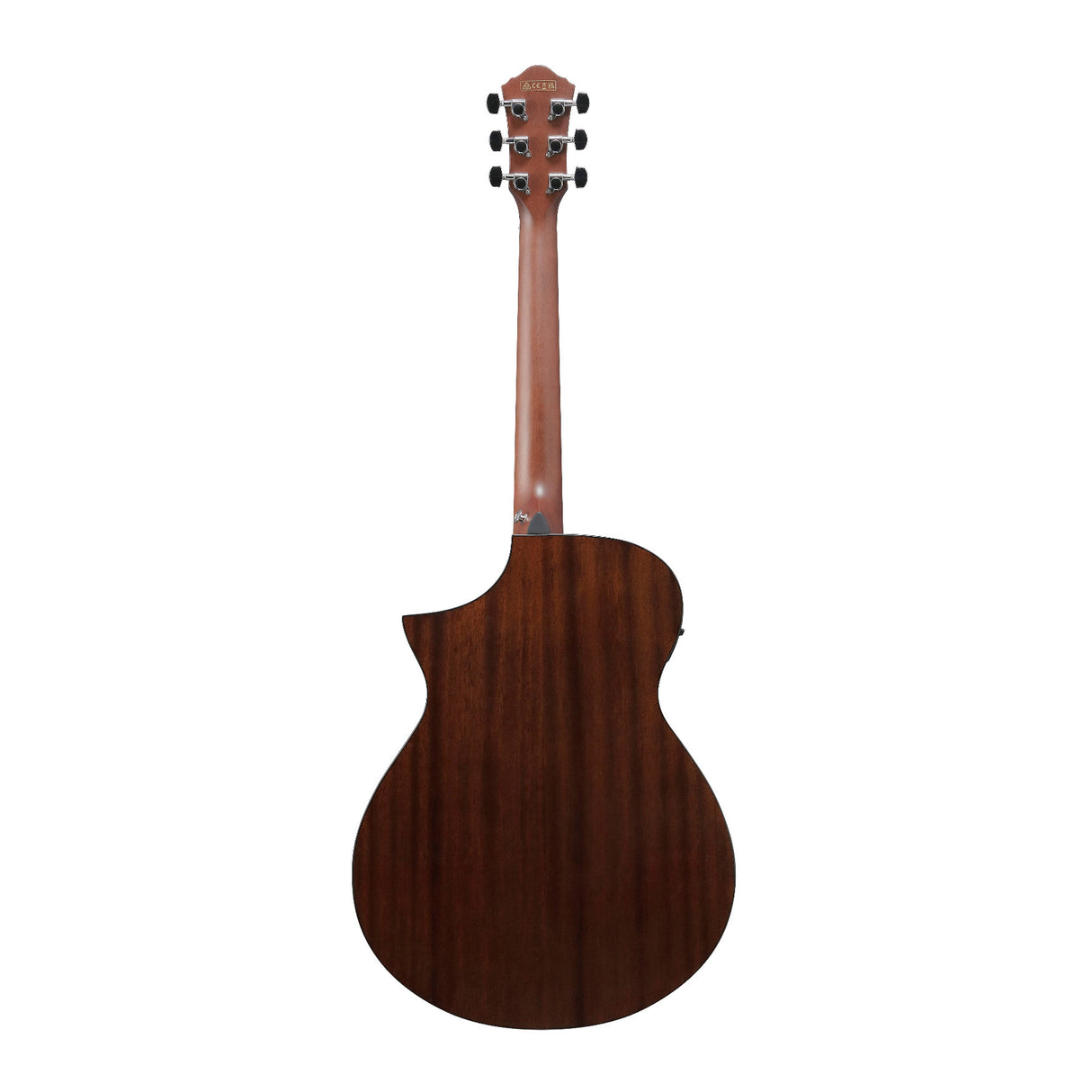 Ibanez AEWC16QA 6-String Acoustic-Electric Guitar (Transparent Emerald Burst)