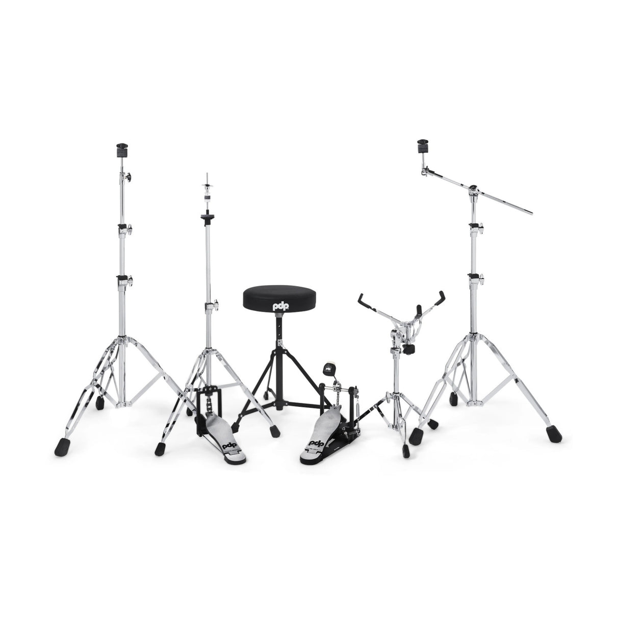 PDP Mainstage 5-Piece Complete Drum Kit (Twisted Graphite Finish Ply)