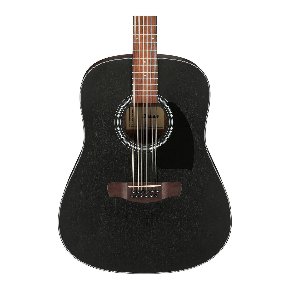 Ibanez PF5412 12-String Acoustic Guitar (Weathered Black Open Pore Top)