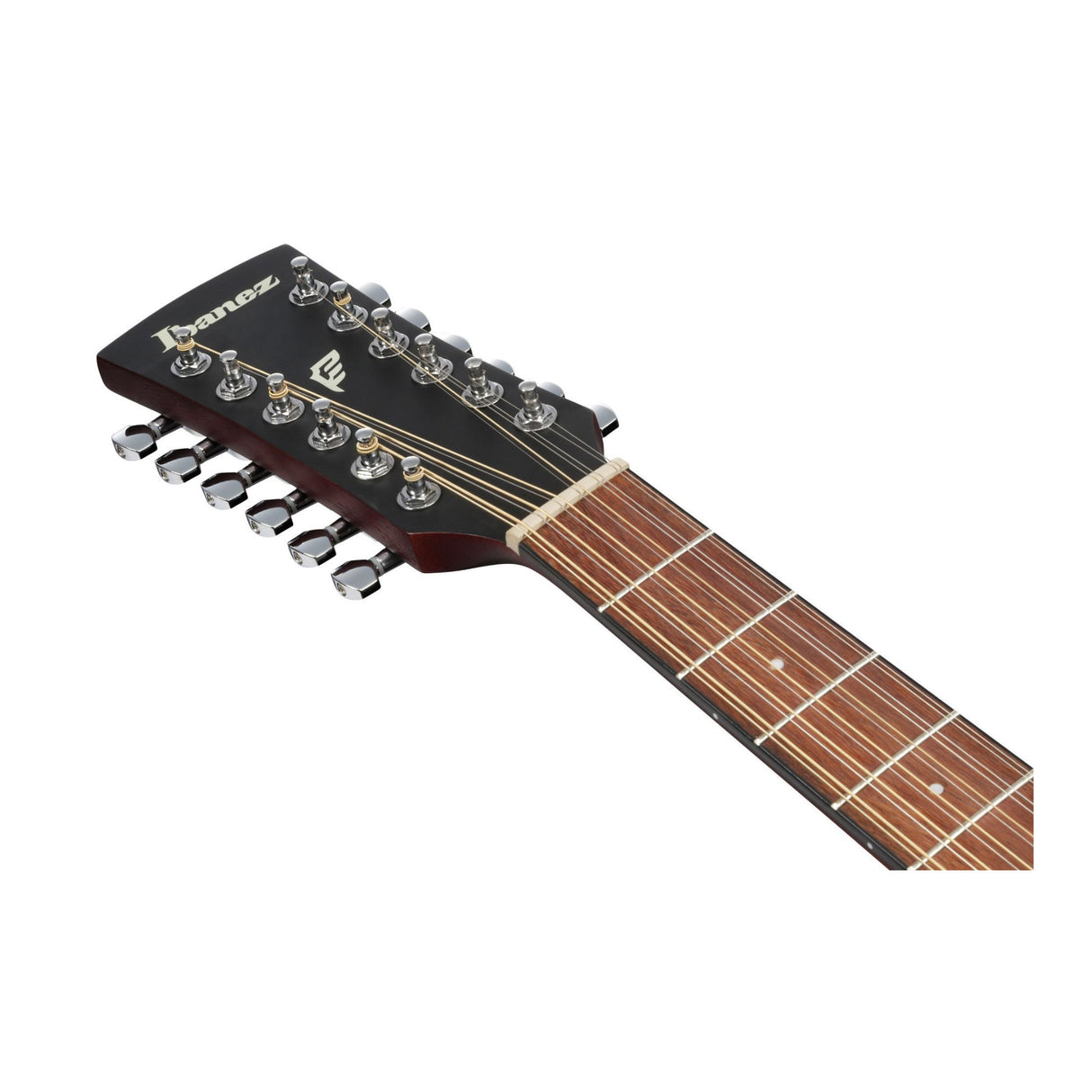 Ibanez PF5412 12-String Acoustic Guitar (Weathered Black Open Pore Top)