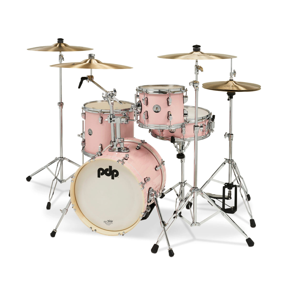 PDP New Yorker 4-Piece Drum Shell Pack (Pale Rose Sparkle)