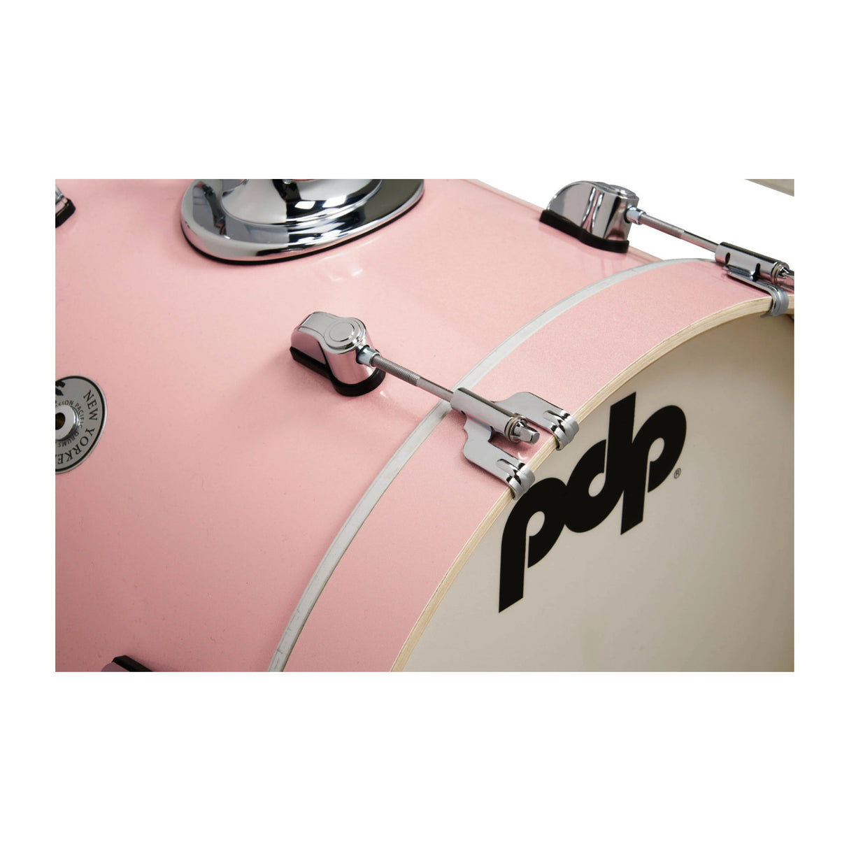 PDP New Yorker 4-Piece Drum Shell Pack (Pale Rose Sparkle)