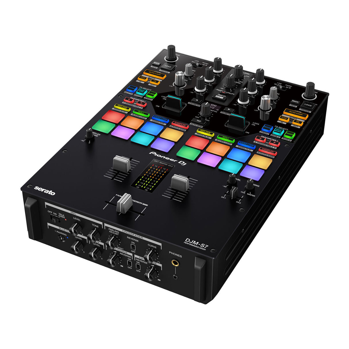 Pioneer DJ DJM-S7 2-Channel DJ Battle Mixer for Serato DJ