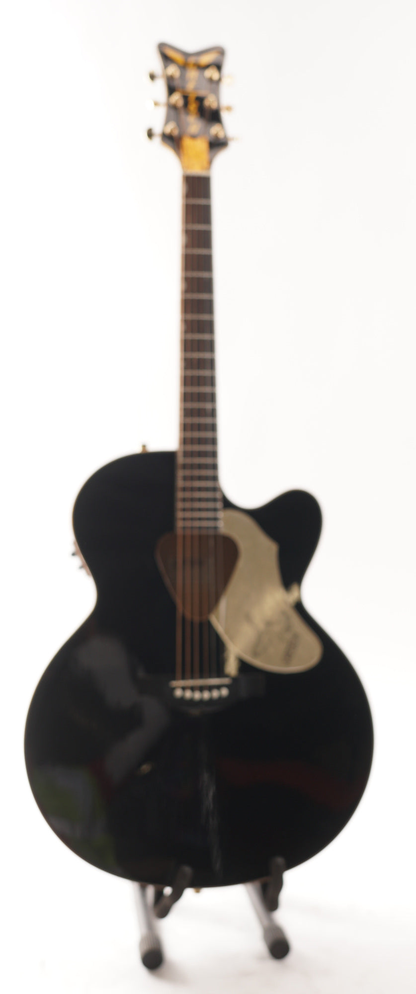 Gretsch Guitars G5022CWFE Rancher Falcon 6 String Black Acoustic Electric Guitar (Used)