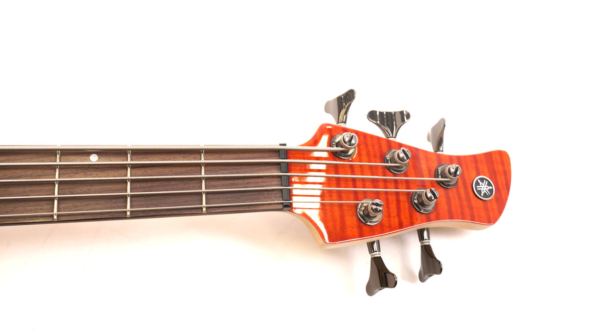 Yamaha TTRBX605FM 5-string bass guitar - Caramel Brown (Used)