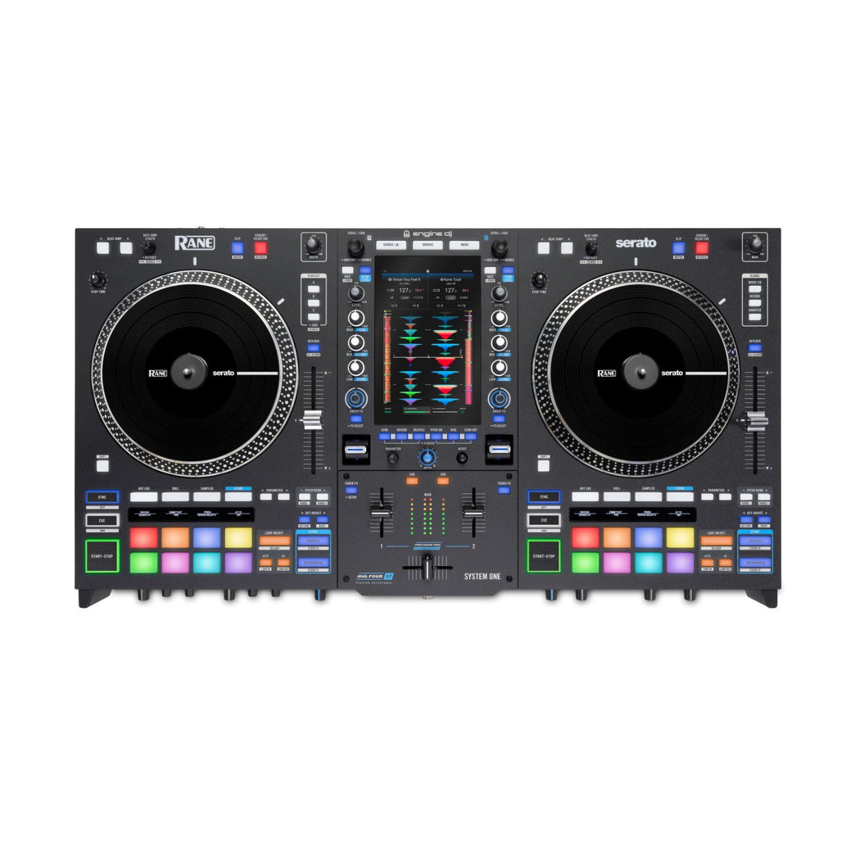 RANE SYSTEM ONE All-in-One Standalone Motorized DJ System (Black) (Open Box)