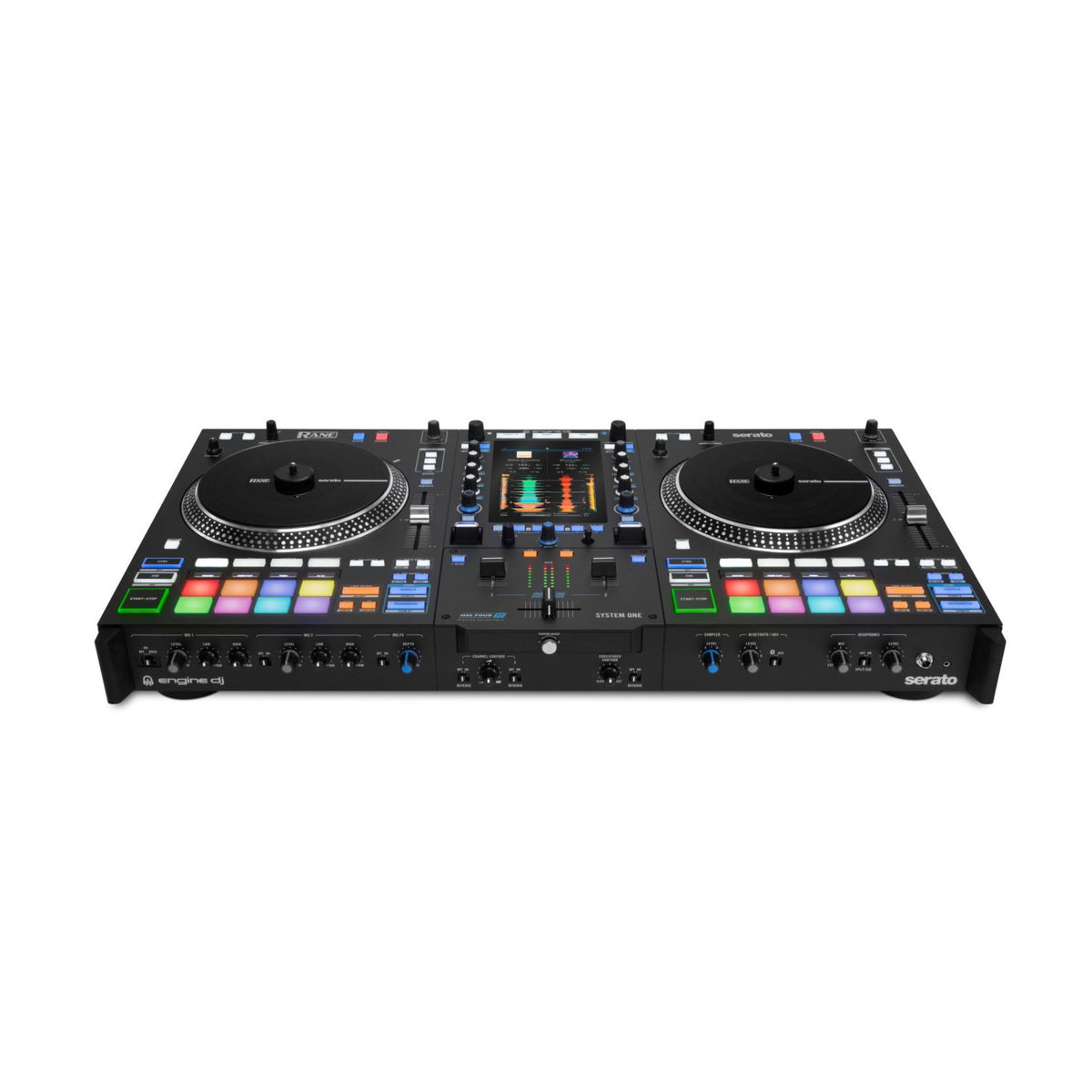 RANE SYSTEM ONE All-in-One Standalone Motorized DJ System (Black) (Open Box)