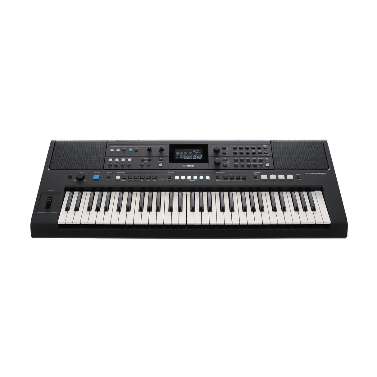 Yamaha PSR-E483 61-key Portable Keyboard with Power Adapter