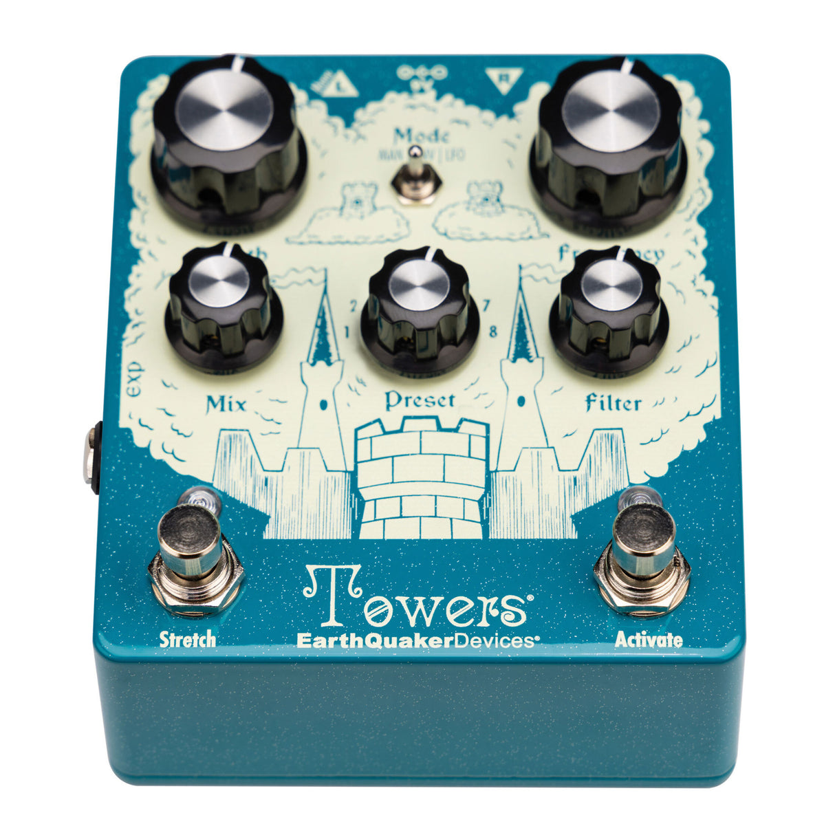 EarthQuaker Towers Soundscape Generator Stereo Reverb Pedal