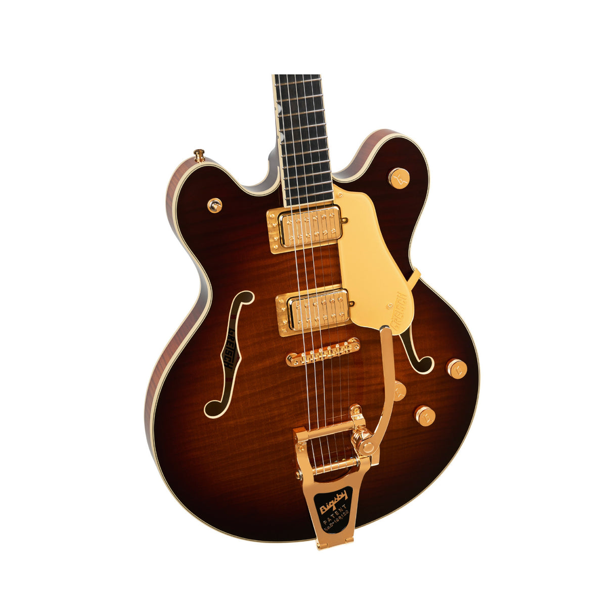 Gretsch Broadkaster LX Figured Center Block Electric Guitar (Havana Burst)