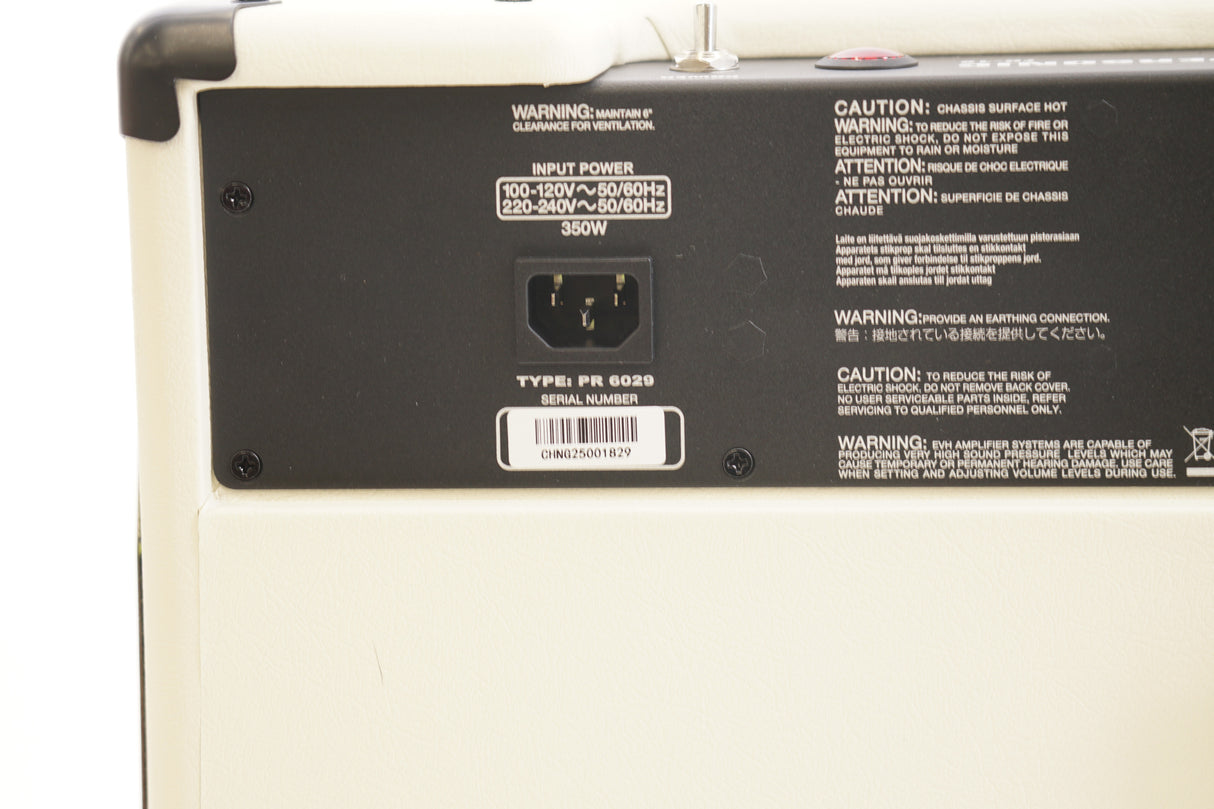 EVH 5150III Hypersonic Full Range FR 12 1000 Watt Power Ivory Cabinet Amplifier (Used)