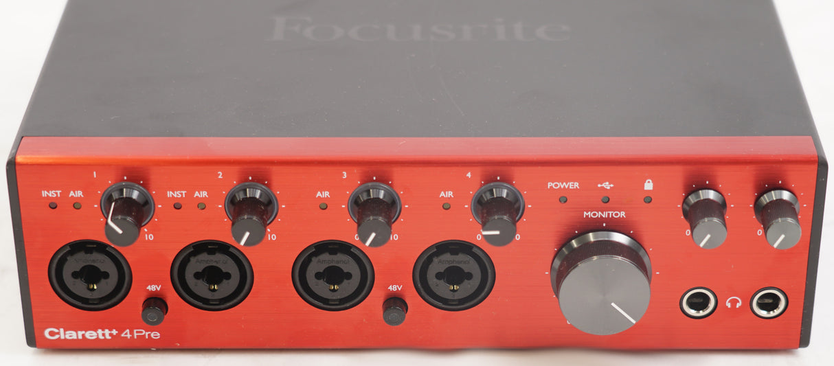 Focusrite Clarett+ 4Pre 18-in / 8-out Audio Interface (Used)