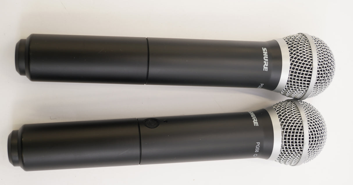 Shure BLX288/PG58 Wireless Vocal System with PG58 Handheld Transmitters, J11 Frequency Band (Used)