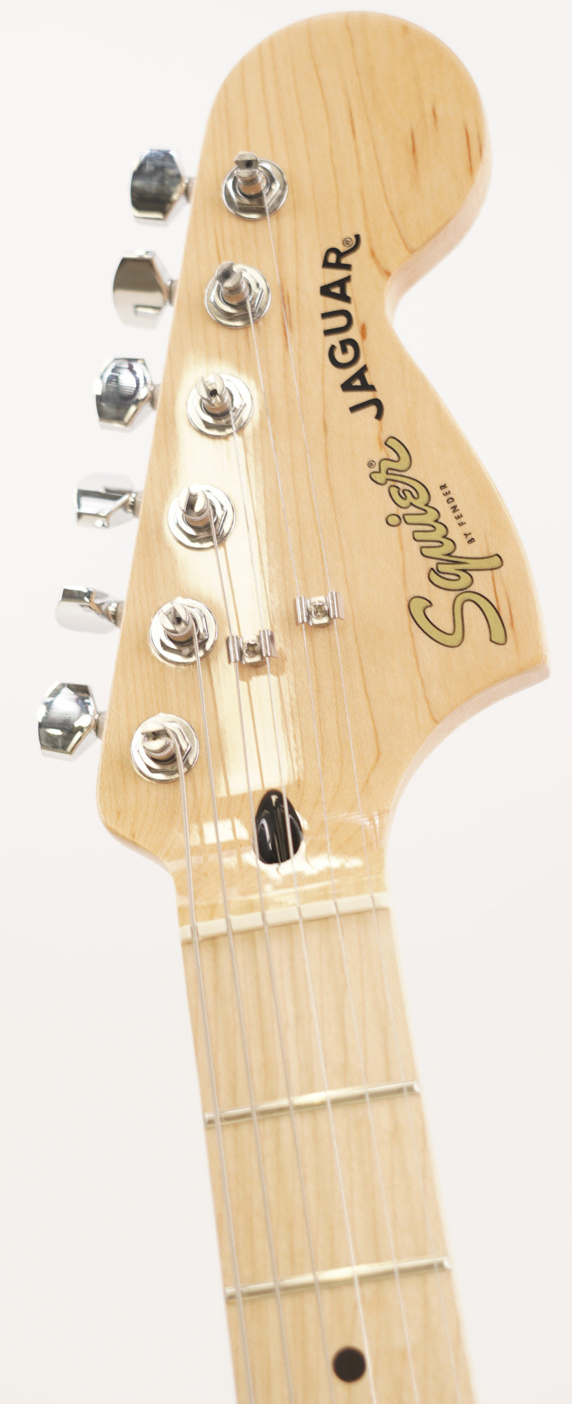 Squier FSR Affinity Jaguar Electric Guitar (Right Handed, Graffiti Yellow) (Used)