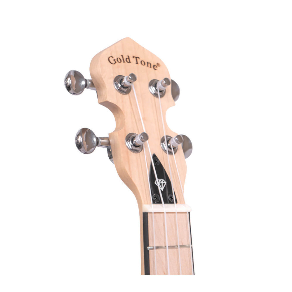 Gold Tone Lightup Little Gem See-Through Banjo-Ukuleles with Lights (Amethyst)